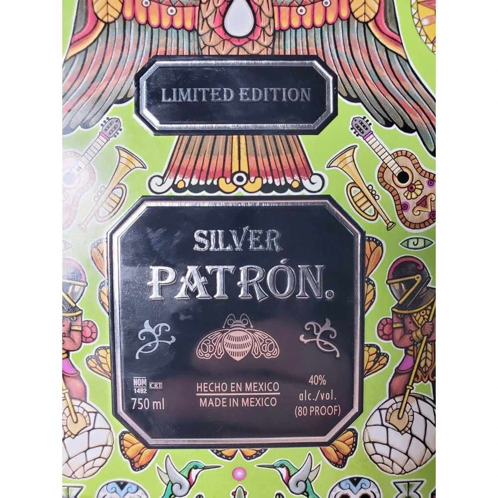 Patron Tequila Silver Limited Edition Tin *EMPTY* Sergio 